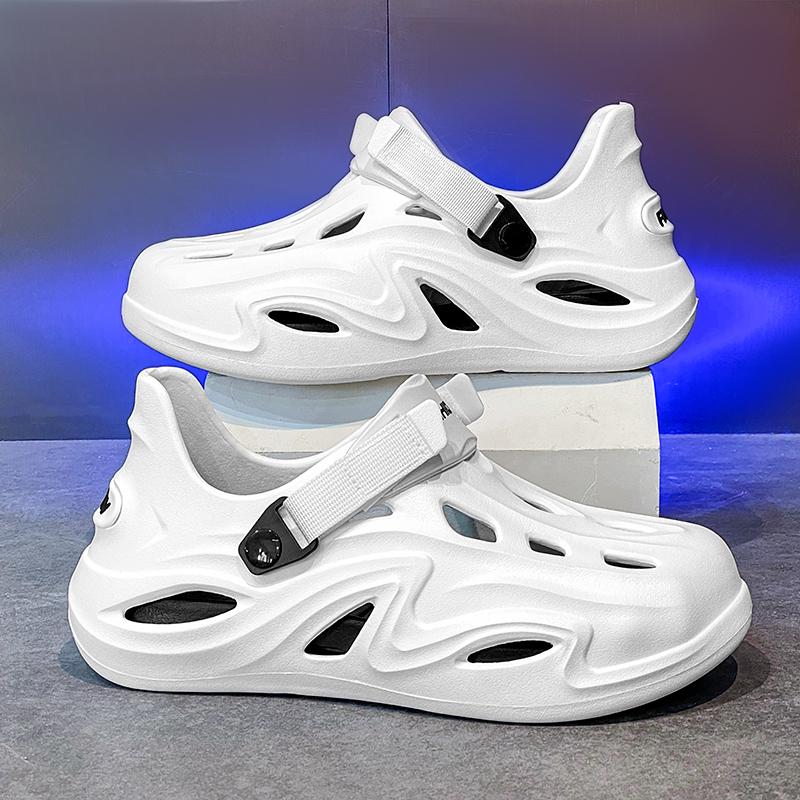 Mens Outside Sandal Shoes Sport Slide Shoes Beach Slides Breathable Clogs Men Women Daily Garden Shoes Anti-Skid Men Outside Sandal Shoes