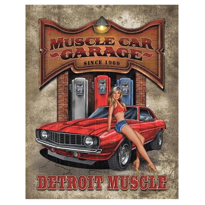 Metal Tin Signs Plaque Pinup Garage Wall Decoration Vintage Iron Painting Art Posters for Man Cave Home Cafe Garage Club Bar