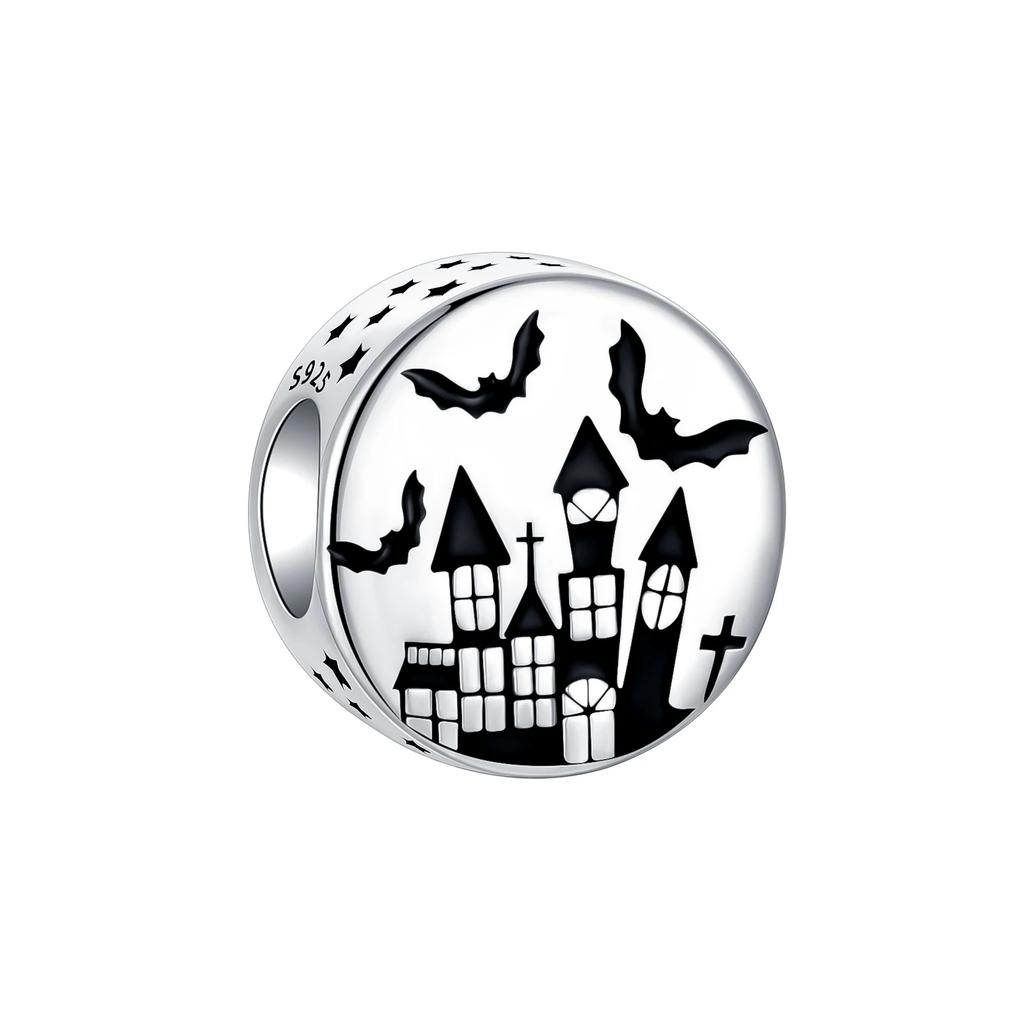 Funny Halloween Charm Bead Charms copper Pumpkin Ghost Witch Magic Hat Pendant Bead Compatible With Authentic Bracelets Necklaces Do It Yourself Jewel