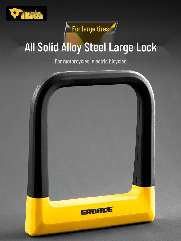EROADE Diebstahlsicheres U-Schloss für deutsche Motorräder, Elektroroller & Mountainbikes