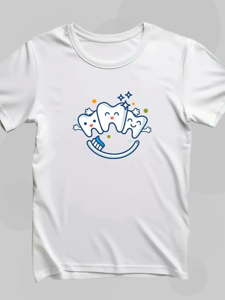 Dentist T-shirt – Smile on every tooth