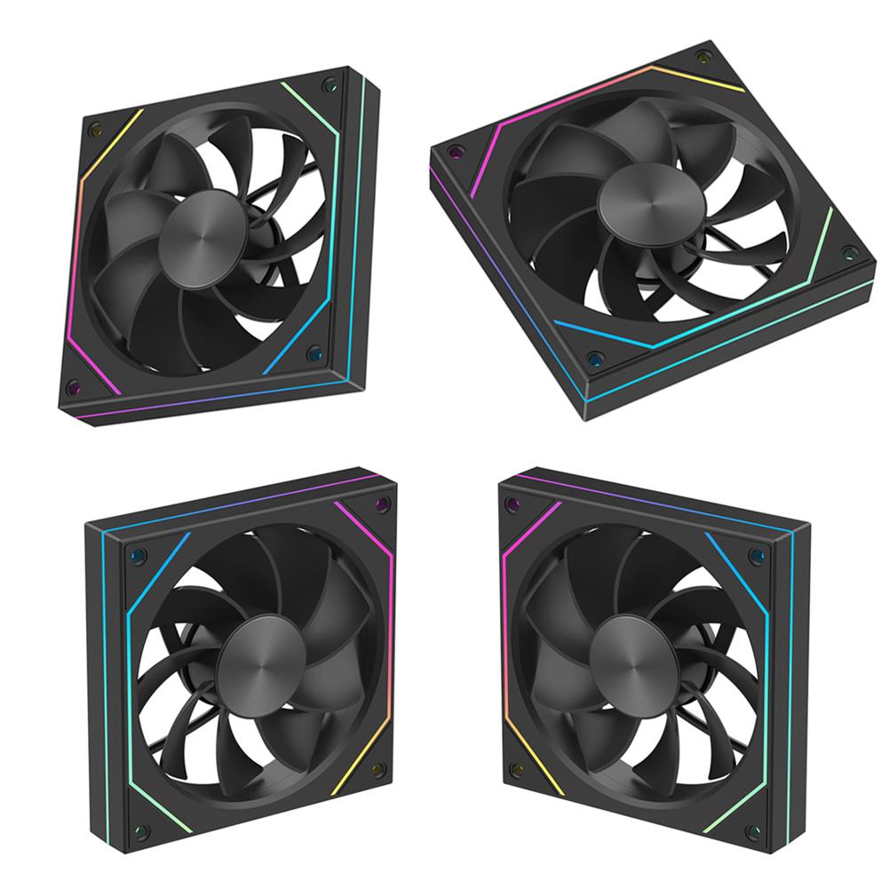 B# 12cm Computer Chassis Fan 1800RPM Speed Quiet Cooling Fan for PC Computer Cas