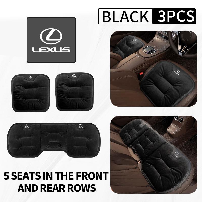 For Lexus Flannel Car Exclusive Seat Covers Soft Breathable Seat Cushion RX350 IS250 CT200h ES250 ES300h NX300h IS200 GS300