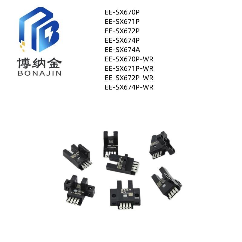 BONAJIN EE-SX670P SX671P SX672P SX674P SX674A SX670P-WR SX671P-WR SX672P-WR SX674P-WR Channel type photoelectric switch sensor EE-SX674A