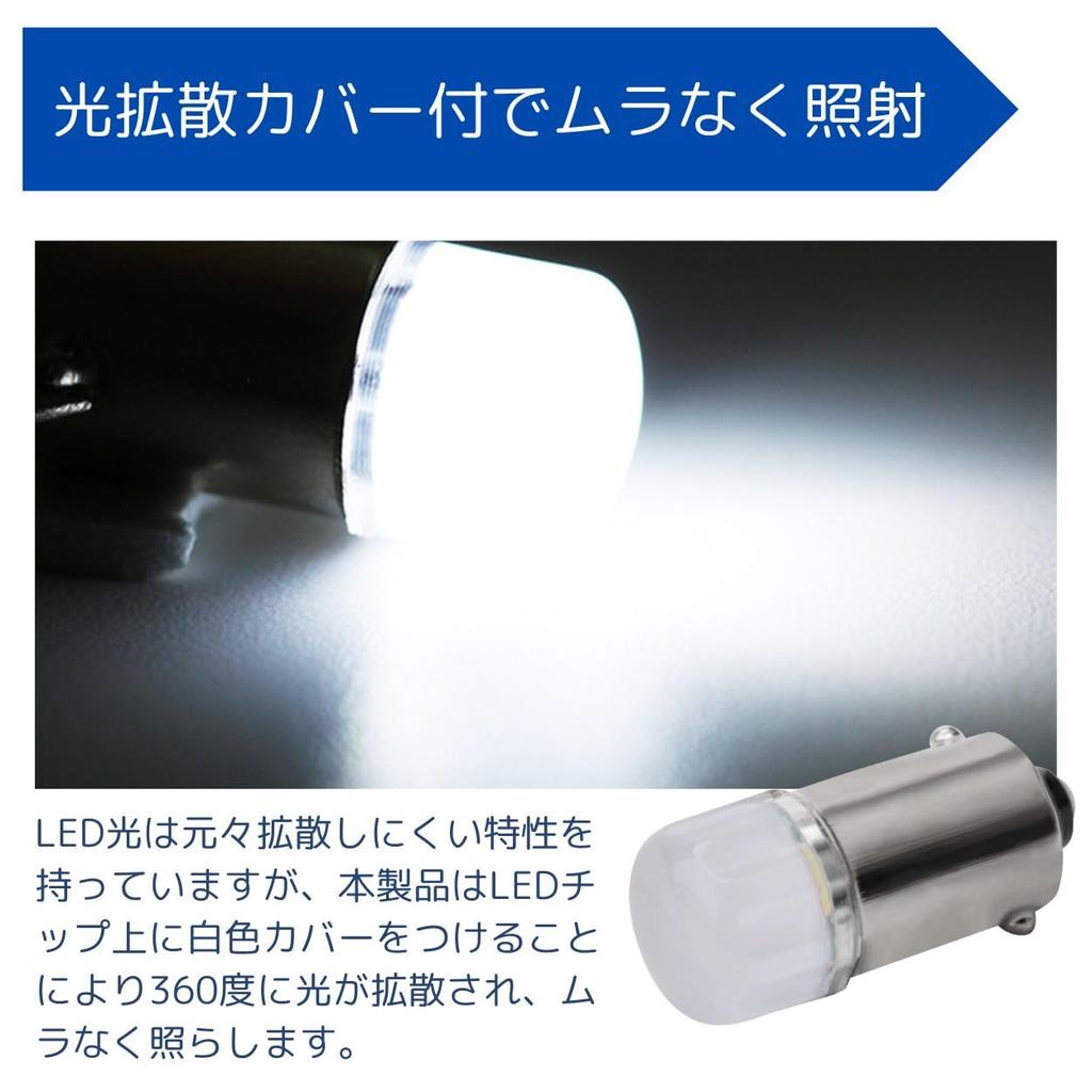 [DaishiDai] LED Marker BA9S G14 Marker Lamp Light Diffusion Cover