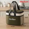 Insulated Lunch Bag Large Capacity Thermal Tote With Oxford Fabric And Aluminum Foil Leakproof Cooler For Picnic Office Travel