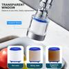 360° Swivel Faucet Water Filter Remove Chlorine Heavy Metals Filtered Showers Head Soft Hard Water Bath Filtration Purifier