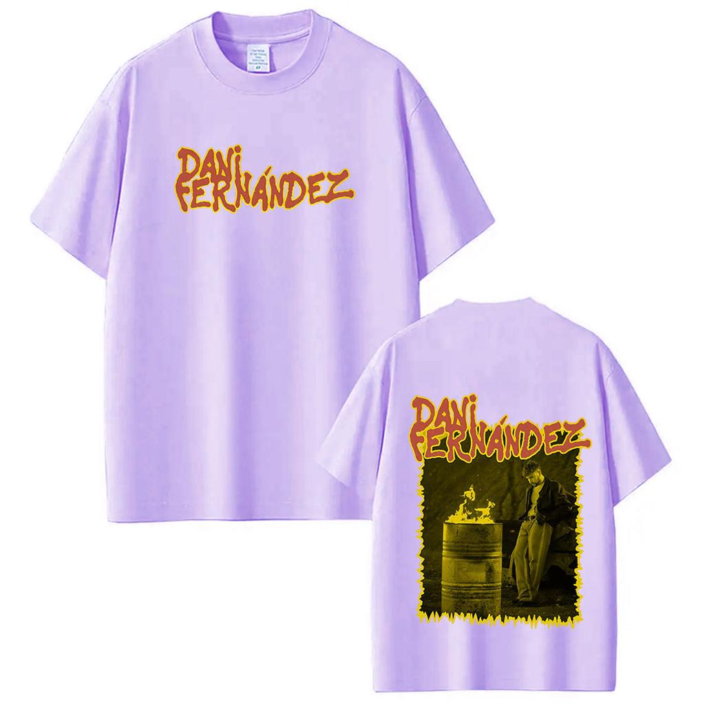 Rapper Dani Fernandez 2026 Tour Graphic T-shirt Men Women Hip-hop T-shirt Summer Cotton Casual Oversized T Shirts Streetwear