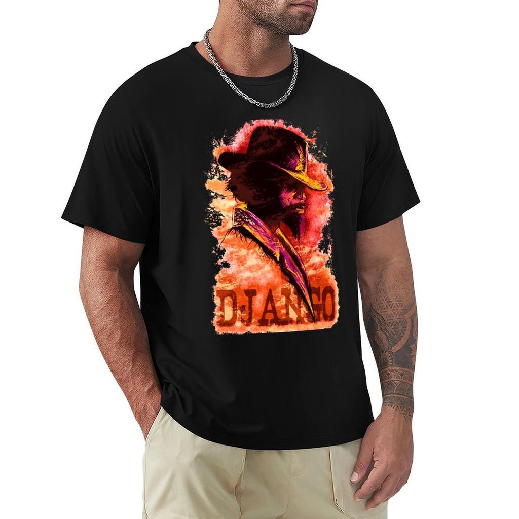 Django Unchained TShirt All Match Basic Short Sleeve Top