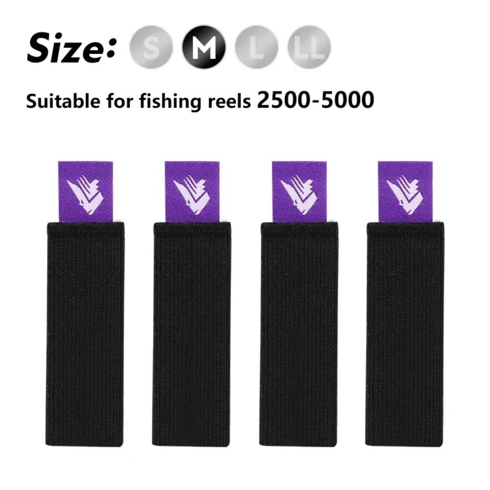 Pole Holder Spinning Reel Belt Spool Cover Spinning Protection Belt  Fishing Tool