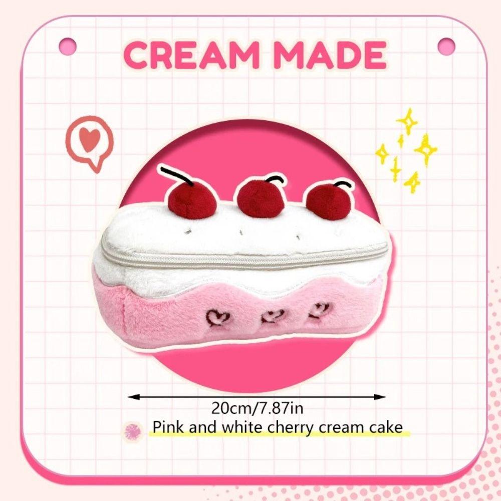 Large Capacity Pen Bag Plush Stationery Bag New Pen Box  Gift