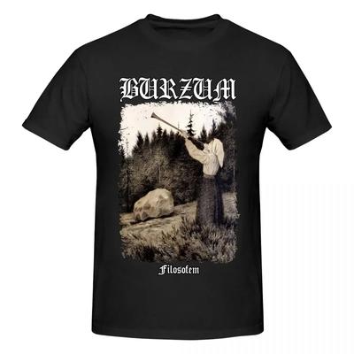 Burzum Men T Shirt Funny Tee Shirt Short Sleeve Round Collar T-Shirts 100% Cotton 4XL 5XL Clothing#Color