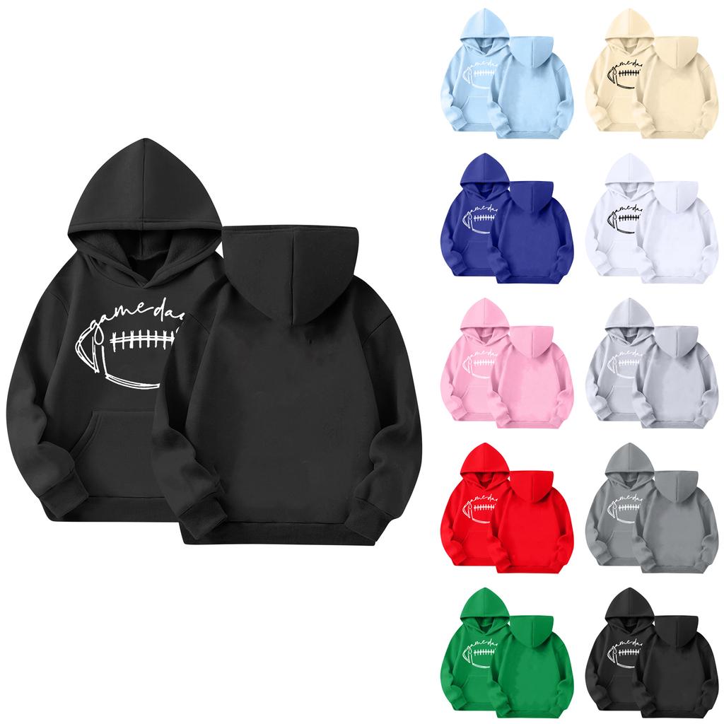 Roztomilé mikiny pro dospívající děti Trendy preppy mikiny s kapucí Nadměrná trička s dlouhým rukávem Oblečení pro děti