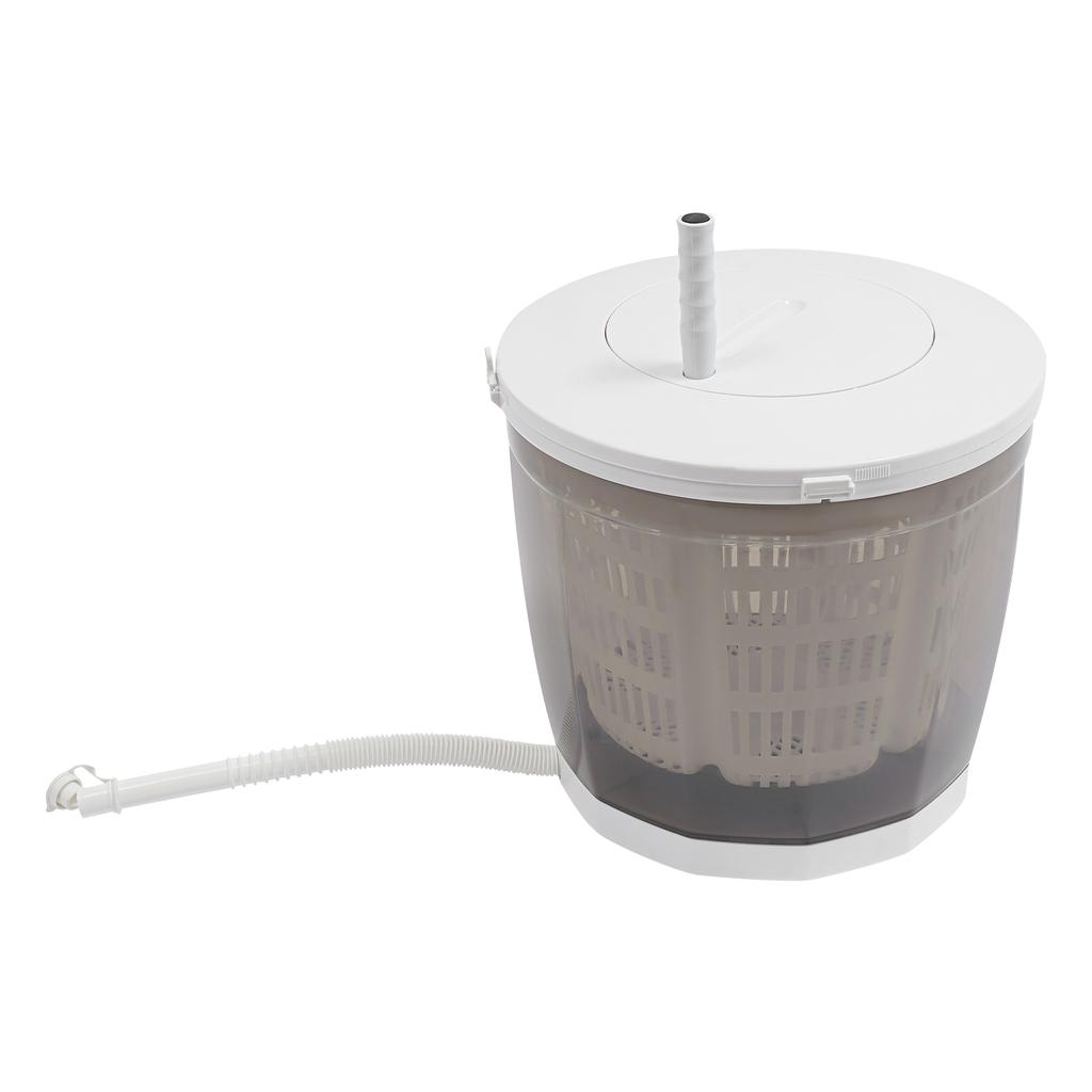Mini Portable Washing Machine and Dryer, 2-in-1 Non-Electric Hand Crank Washer, Suitable for Small Laundry, Gray