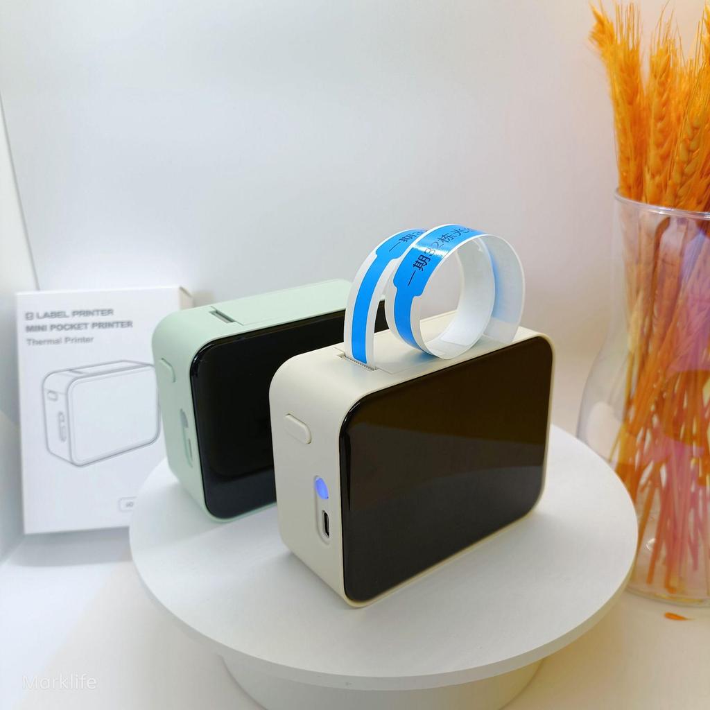 Portable P15 Inkless Thermal Label Printer with Mobile Bluetooth Compatibility