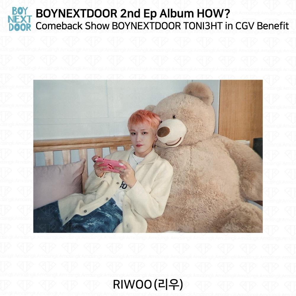 BOYNEXTDOOR 2nd EP Album HOW? Comeback Show TONI3HT In CGV Benefit Photo KPOP