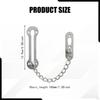 Door Chain Lock Security Sliding Metal Sturdy Easy Installation Latch Buckle Heavy Duty