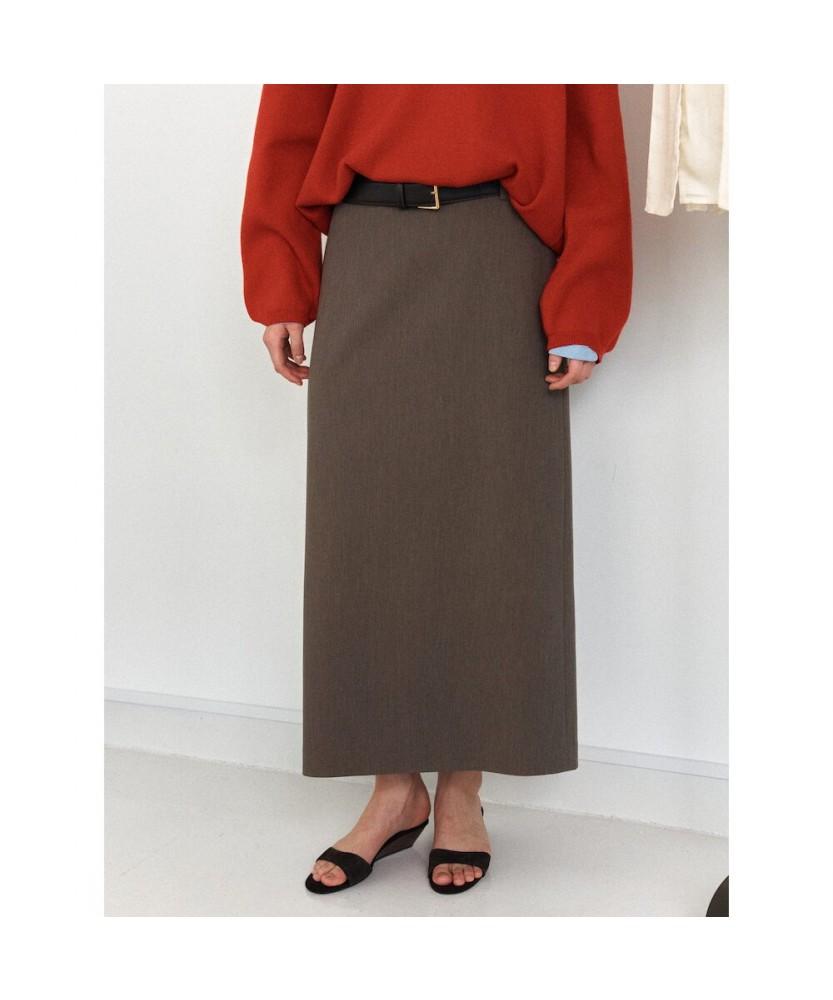 Diaepeocheo Classic H Line Skirt Brown (Ta6227A02D)