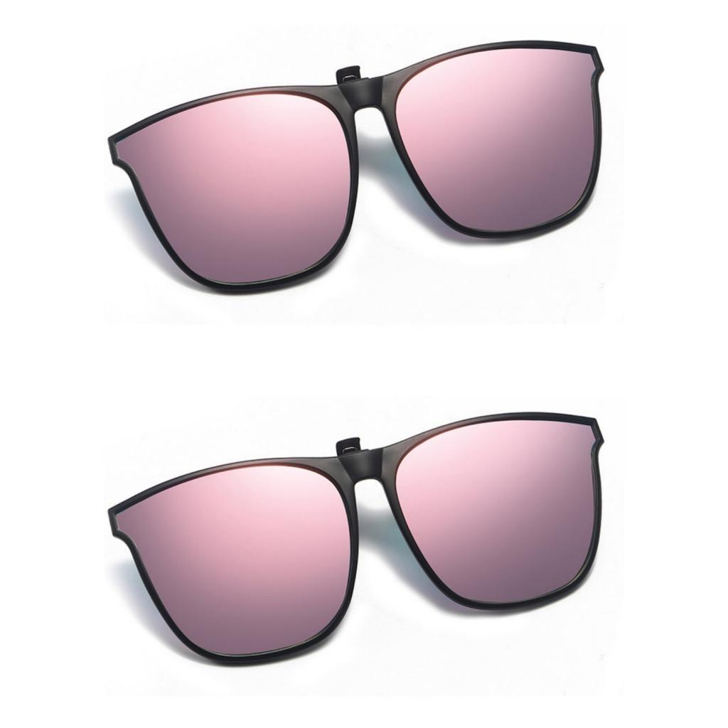 New PC Clip Sunglasses for Outdoor Fishing Driving Day Night Use Durable Lightweight UV Protection