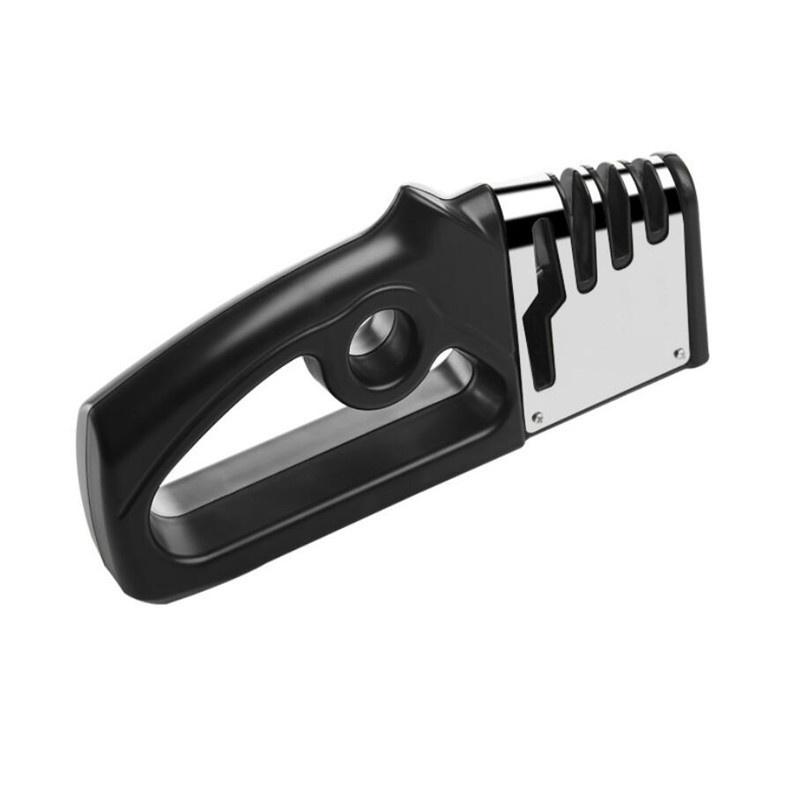 4 In 1 Kitchen Ceramic Knife Scissors Sharpener 4 Stage Sharpener Household Tool