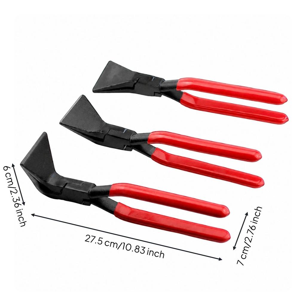 3 Pieces Sheet Metal Bending Hardened Carbon Steel Angled Head