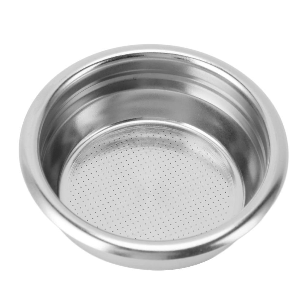 2pcs Set 2 Cups Capacity Coffee Portafilter Basket Replacement Filter Basket Coffee Making