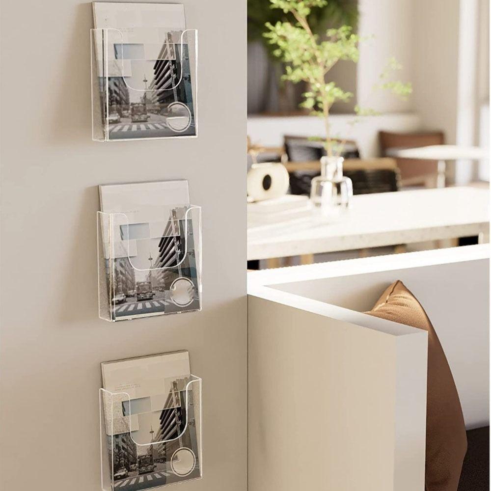 Transparent Acrylic Storage Rack A4/A5 File Rack Supplies Storage Box Data Display Rack School