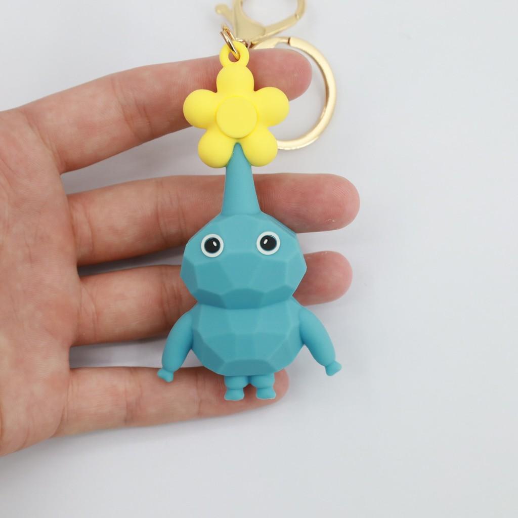 Pikmin 4 Keychain Pvc Cartoon Collectible Gift For Kids And Fans