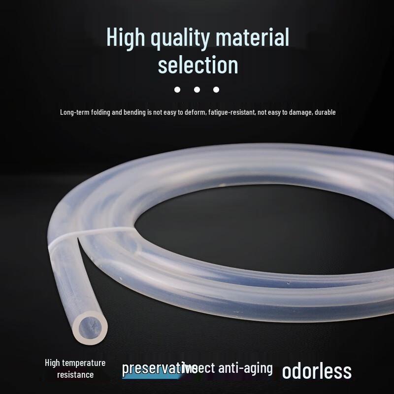 Transparent Odorless High-Temperature Flexible Silicone Tubing
