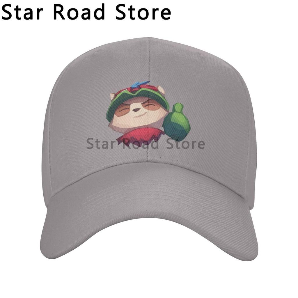 Funny Teemo Print logo Unisex Baseball Caps Peaked Cap League of Legends Game Sun Shade Hats for Unisex Women