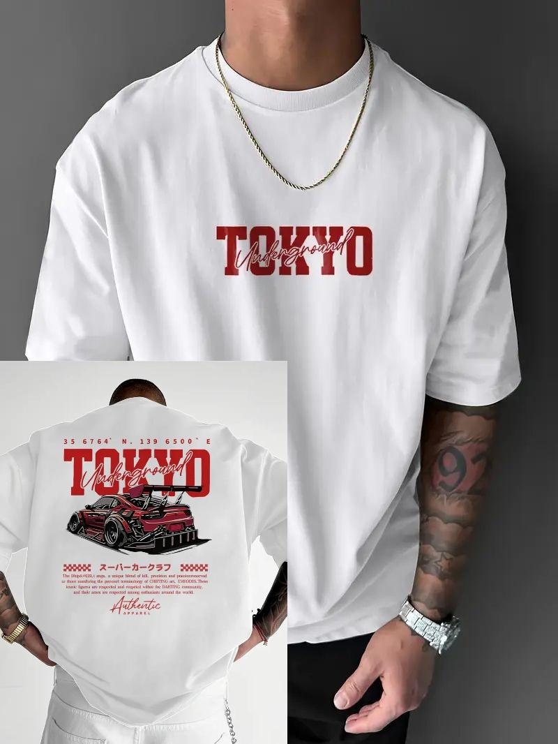 

Summer Cotton Mens and Womens Versatile Shortsleeved Trendy and Fashionable Loosefitting Tshirt 4XL