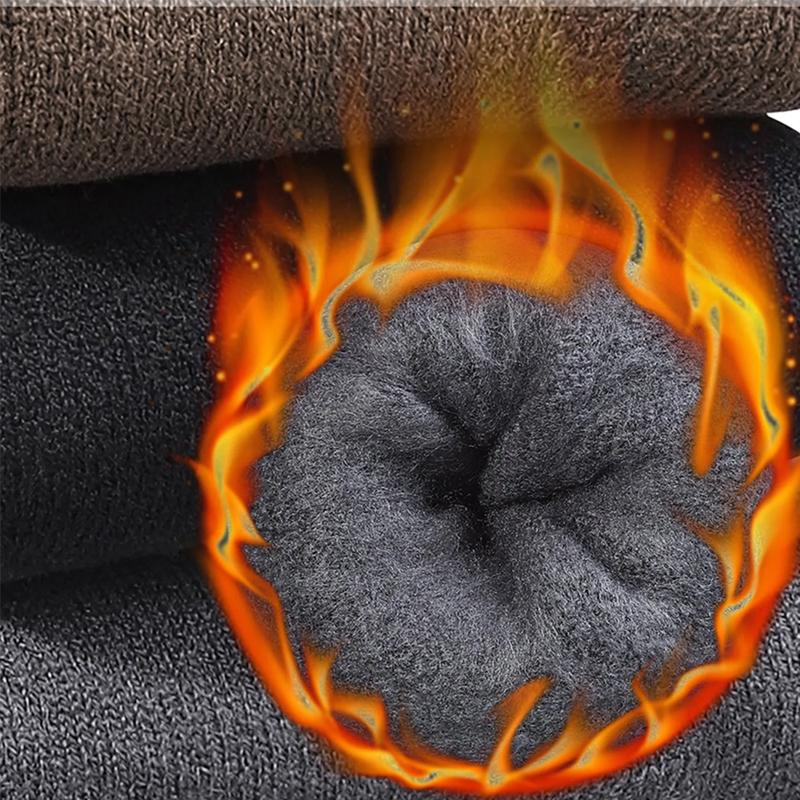 3 Pairs Boot Socks for Women Thermal Socks For Thick Winter Outdoors Warm Socks Soft Warm Classic Big Girl Cotton Socks