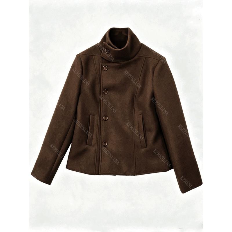 Retro Thick Coat Summer Autumn Fashion Casual Loose Coat Top