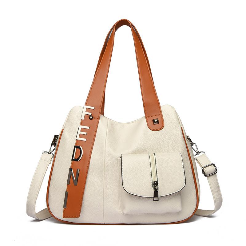 Handbag: Fashionable Mom Tote Bag, Simple and Casual Shoulder Bag