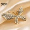 Decorative Butterfly Accessory Rhinestone Brooch for Women, Shape Lapel Pin Long-lasting Clip, Sweater Cardigan Coat Suit Scarf Jewelry Accessories