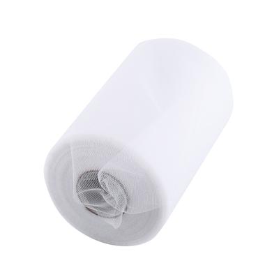 Tulle 15cm Szerokości X 100 jardów Rolki Szpula Miękka Rzemiosło na Ślub Panna Młoda Festiwal(Biały)