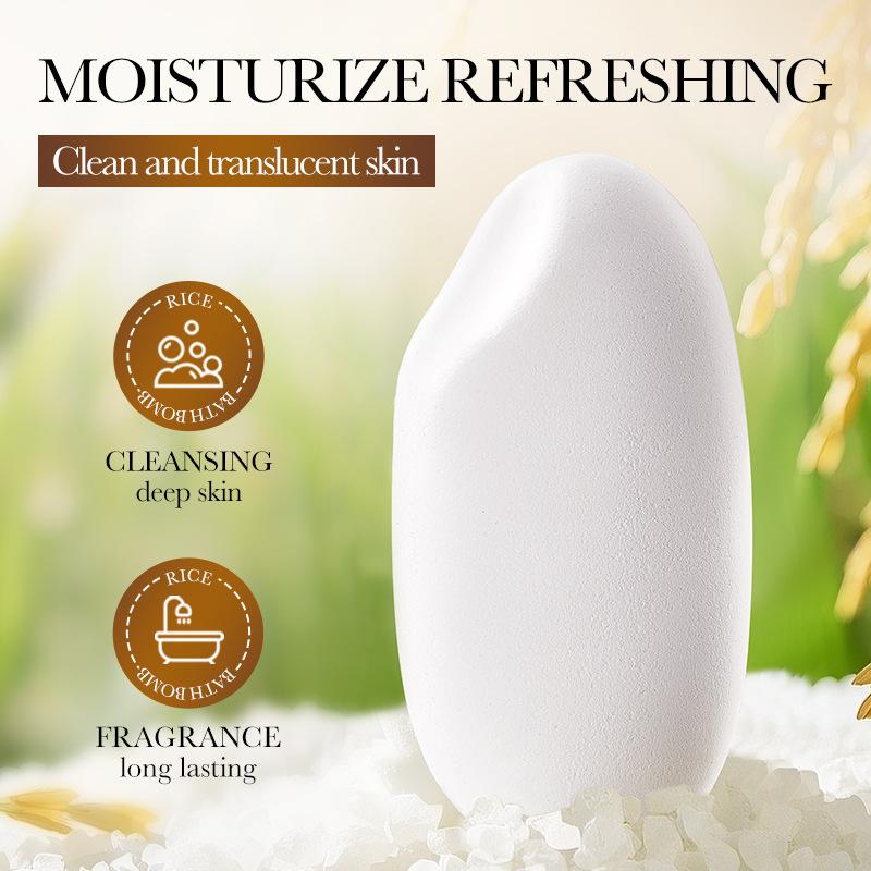 Rice puree bath salt ball 100g cleansing and cleansing fragrance bath salt ball skin care products