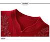 100% Pure Wool Knitted Sweater for Women with Cheongsam Collar - Autumn/Winter Style