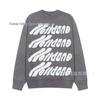 25th Anniversary Logo Embroidered Wool Knit Zip-Up Hoodie Sweater