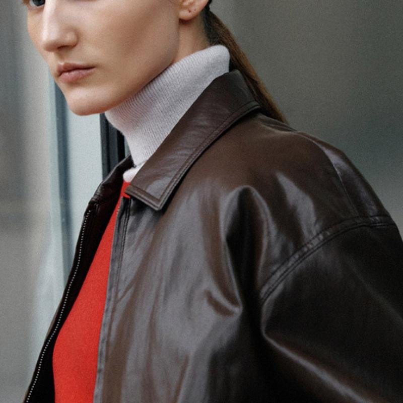 She S miSS Eco Leather Quilted blouSon Jumper Swwjpo41010 Dw