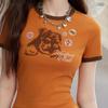 UNIFREE Women's Color Block Slim Fit T-shirt