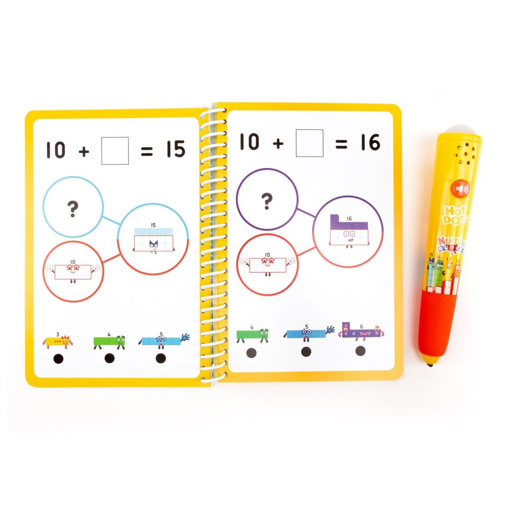 Numberblocks Activity Book Interactive Number Voice Educational Authentic 11-20 & Pen, Play, Pen, Toy, EI2551,