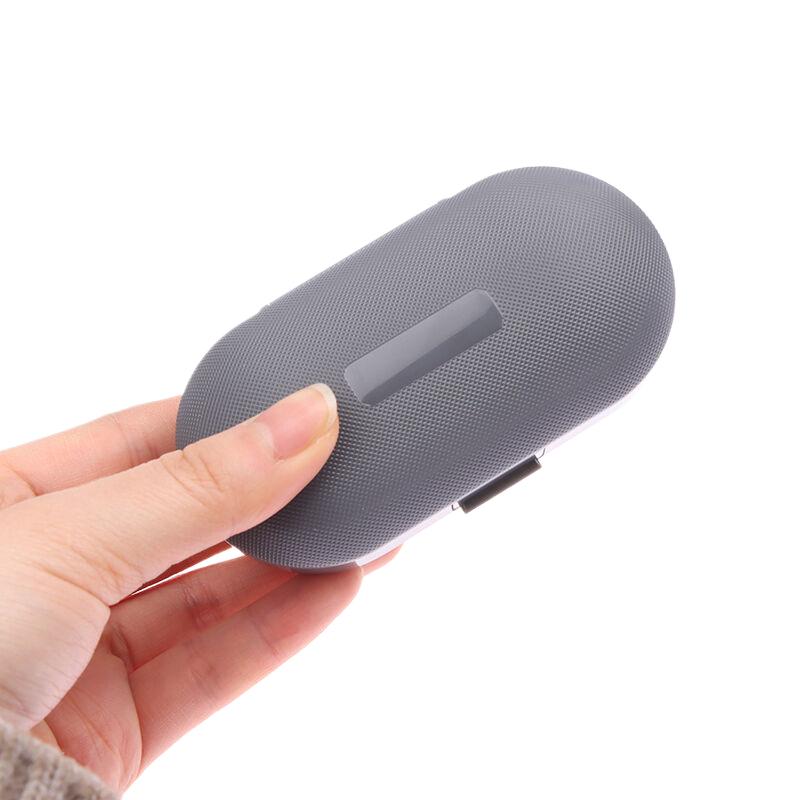 Hearing Aid Storage Box Case Plastic Silicone Hearing Aid Protective Organizer For Sound Amplifier Bte Hearing Aid Accessories