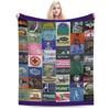 Bella Swans Eclipse Quilt Replica Twilight Saga Fanart Filt Flanellpläd Överdrag för Säng Vardagsrum Picknick Resa