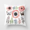 Birds and Flowers Decorative Pillowcases Living Room Office Home Pillowcases Car Ornaments