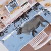 Wildlife deer Mouse Pad Gaming Mouse Pad Mouse Pad with Edges and NonSlip Rubber Base Extended Mouse Pad