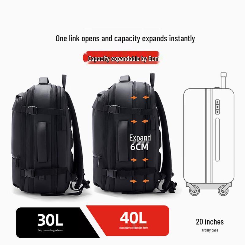 TUCANO Men's Large Capacity Business Travel Backpack