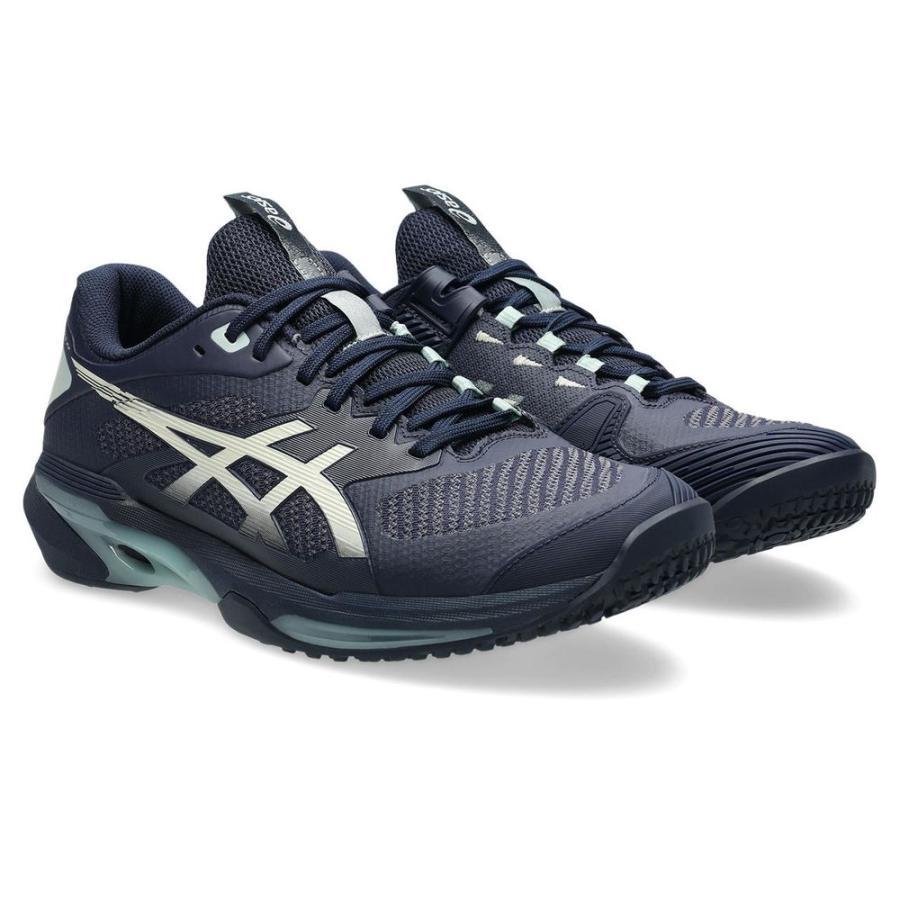 Asics Scarpe da Tennis Uomo Solution Speed FF 4 Comode Resistenti Basse Sneakers Nere 1041A534-400