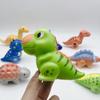 Triceratops Slow Rebound PU Squeeze Toy - Mini Hand Simulation Dinosaur