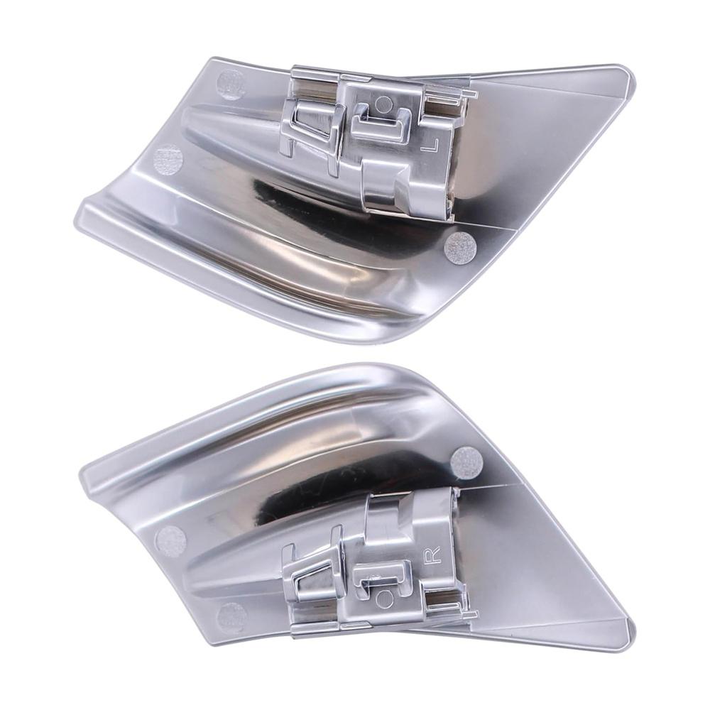 Left + Right Seat Down Handle For Mercedes C-Class Coupe W204 08-15 Matte Silver
